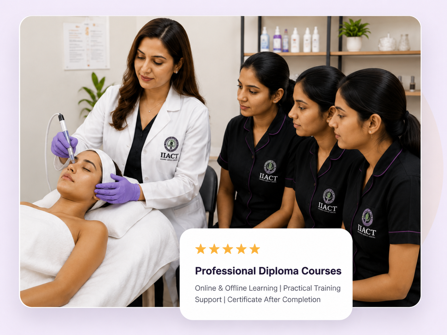 IIACT aesthetic cosmetology and skincare academy training